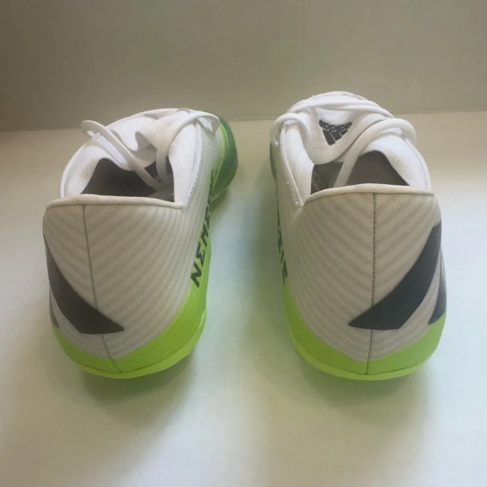 New! Adidas Nemeziz 19.2 Cleats – White & Lime Green Athletic Shoes (Men’s 11)